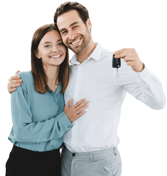 family holding car keys after buying new automobil 2023 11 27 05 27 25 utc